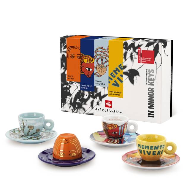 אספרסו ביאנאלה 26 illy Art Collection - ביאנאלה 26 - סט 4 ספלי אספרסו – תמונה 1